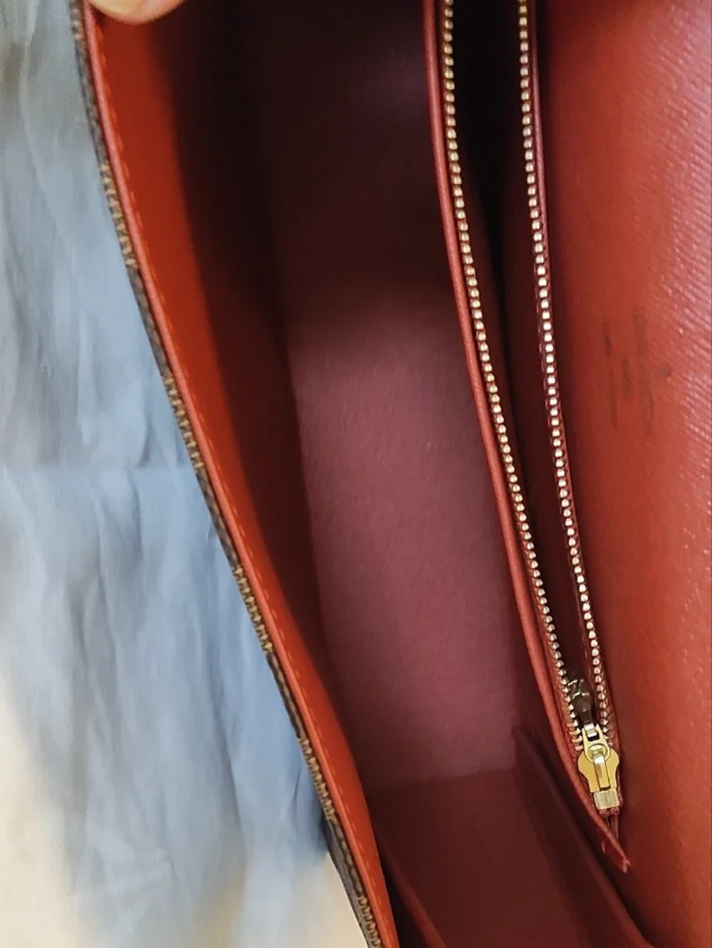 Louis Vuitton Brown Damier Ebene Shoulder Bag